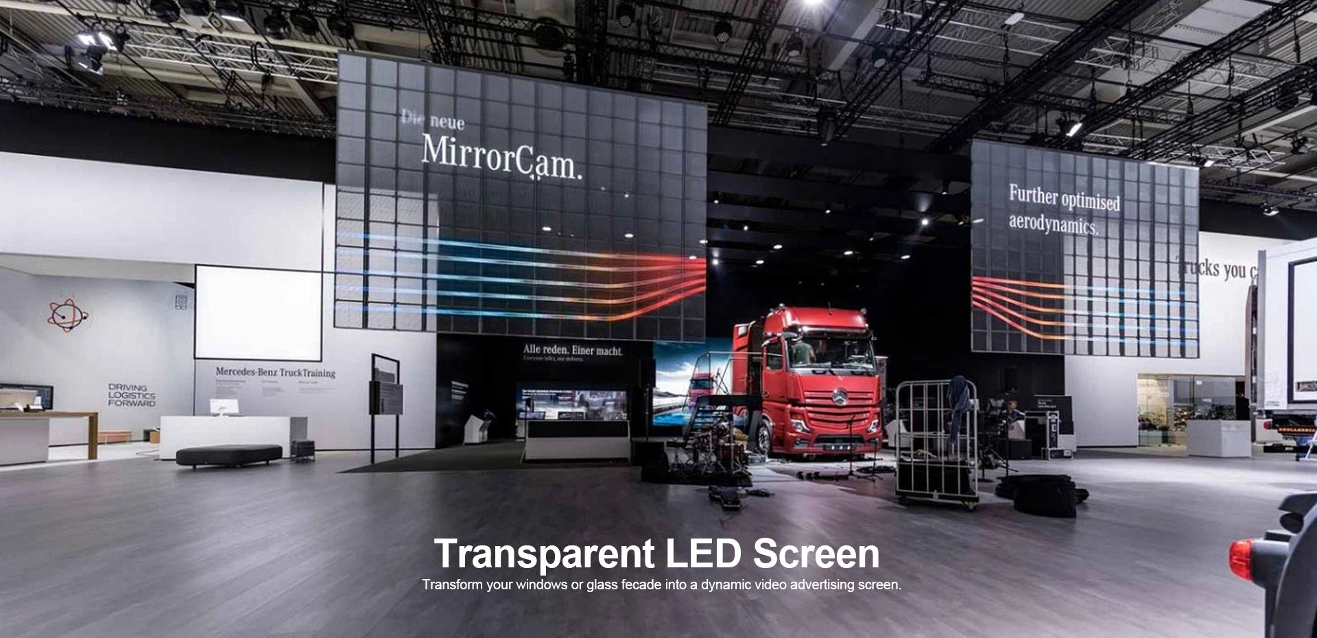 transparent led display